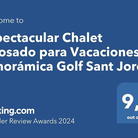 Espectacular Chalet Adosado Para Vacaciones En Panoramica Golf Sant Jordi エクステリア 写真
