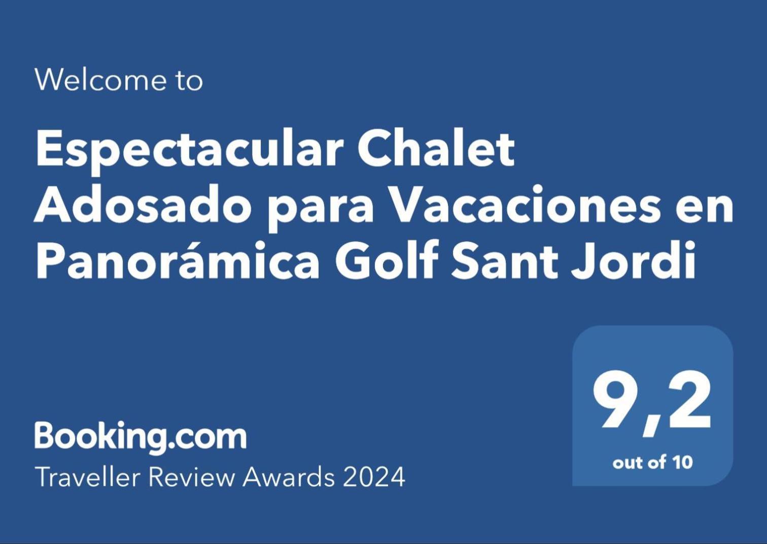 Espectacular Chalet Adosado Para Vacaciones En Panoramica Golf Sant Jordi エクステリア 写真